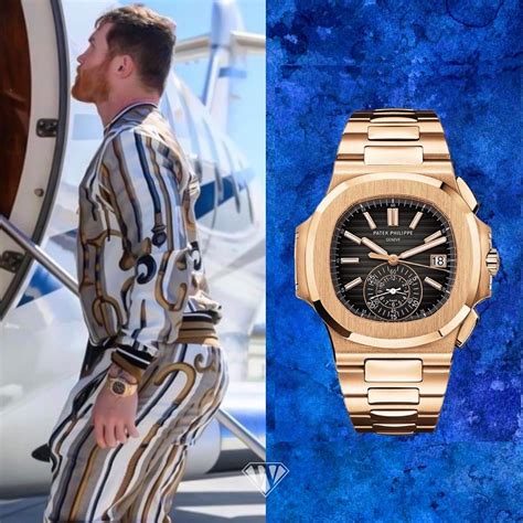 Saul 'Canelo' Alvarez Wears Patek Philippe Watch at .